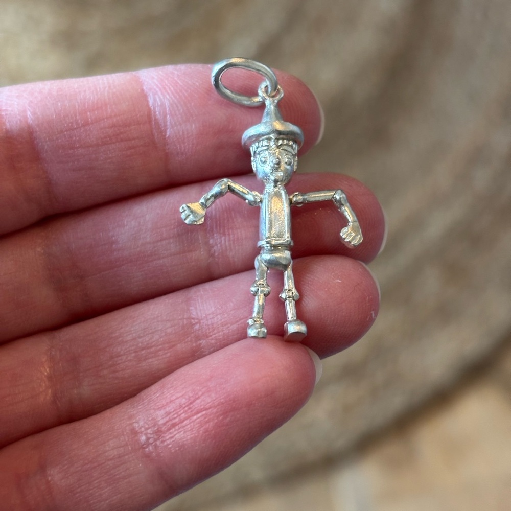 Sterling Silver Movable Pinocchio Charm